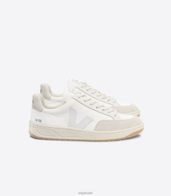 v-12 b-mesh לבן טבעי Veja JFNVR28 גברים נעליים